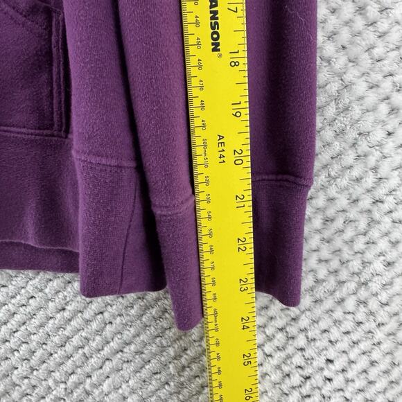 VTG The North Face Sweater Women L Purple Y2K Fairy Grunge Hoodie Full Zip Artsy - Picture 9 of 12